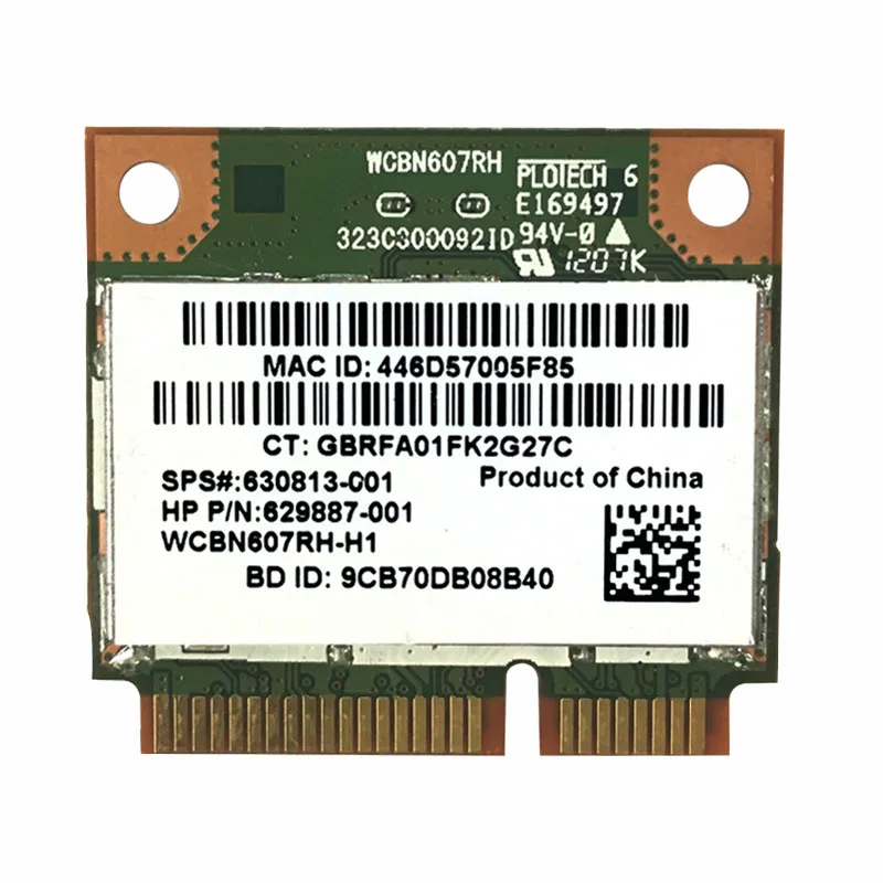 RALINK Rt3592 rt3592bc8 Двухдиапазонная 300 Мбит/с Wi-Fi половинная мини PCI-E Беспроводная-N карта SPS: 630813-001 для hp 4230s 4430s 4530s 4730s