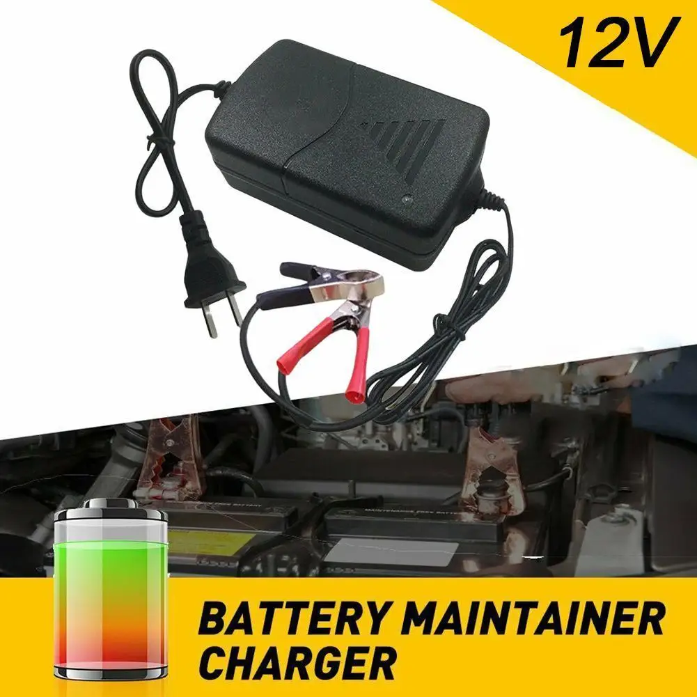 12V 1.5A Motorcycle Smart Battery Charger For Electric Scooter Bike Car Lead Acid Battery 5-7AH 9AH 15-17AH With Led Indicator