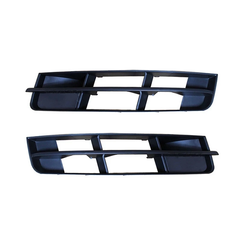 2 PCS Front Bumper Fog Light Lamp Grill Cover for AUDI Q7 SUV 2010-2015 Models, Left+Right Pair 4L0807681B 4L0807682B