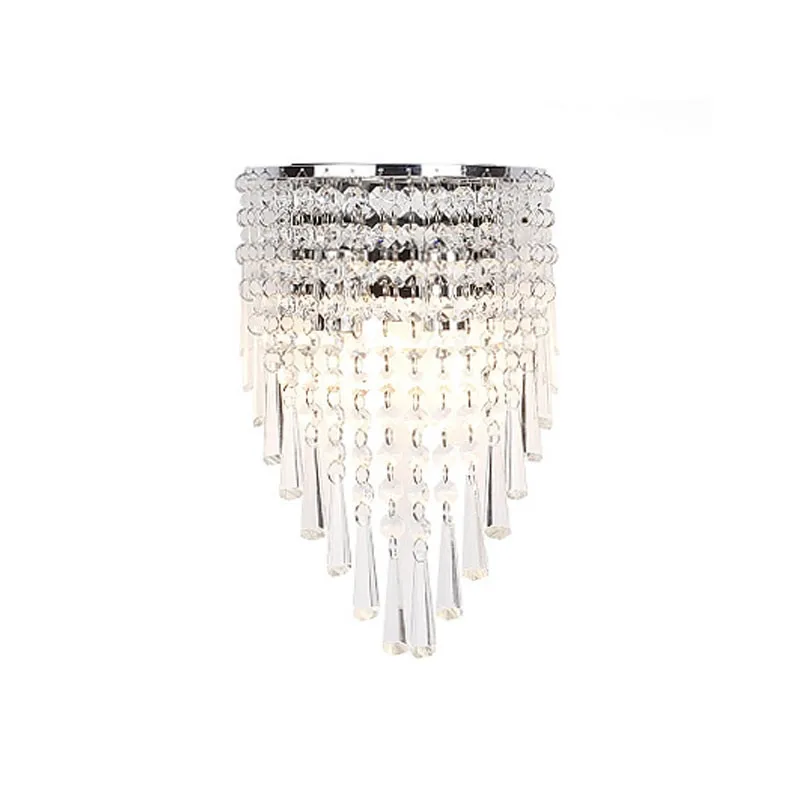 Lâmpada de parede de cristal quarto