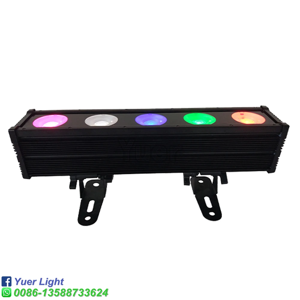 10X30W RGBW 4in1 Waterproof Pointcontrol Wall Washer Bar Light DMX512 DJ LED Party Dyeing Effect Light For Wedding Club Xmas