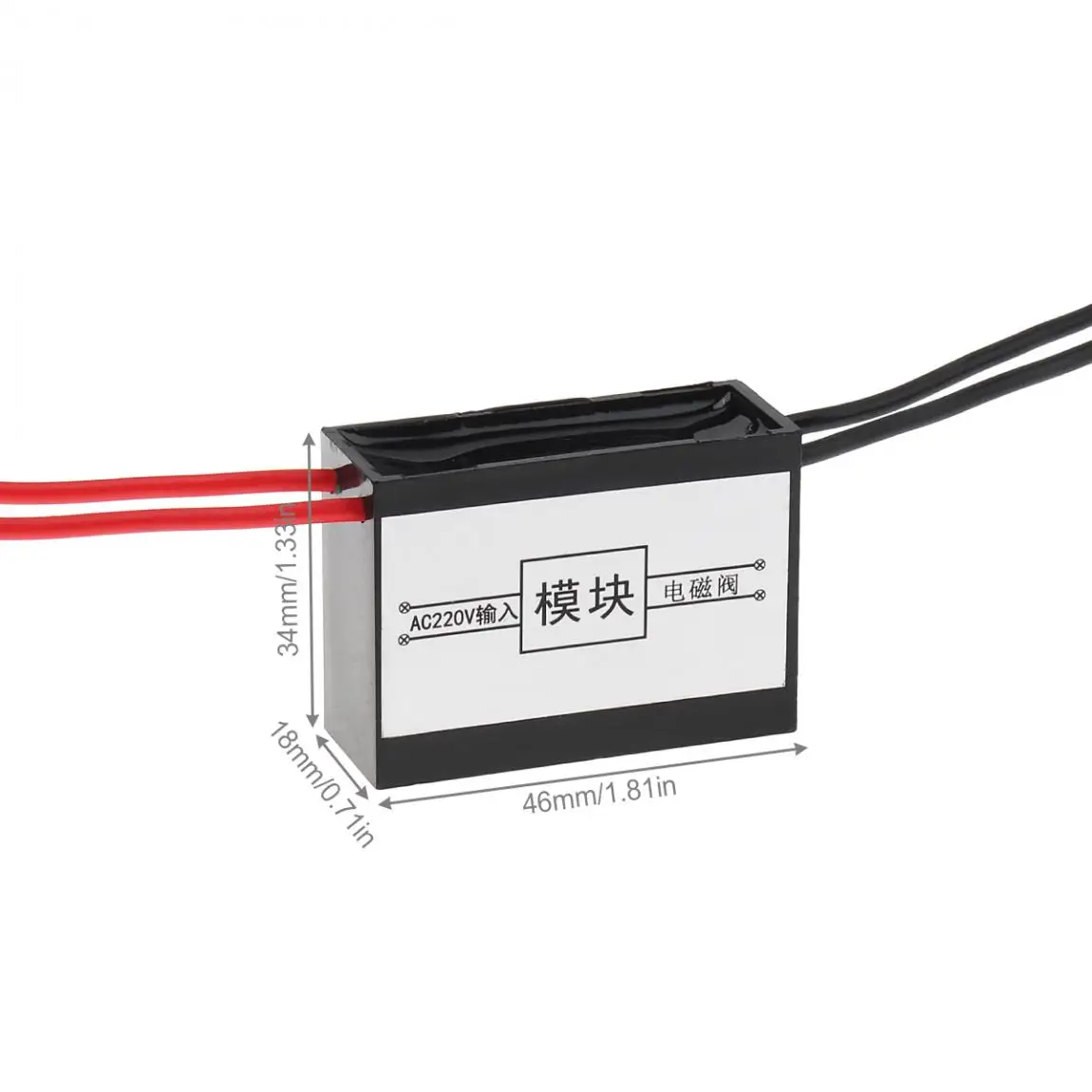 Válvula Solenóide Energy Saving Module, 4 Fios, AC220V, DC24V, DC 12V, 24h Long Time, Power Work, Sem Válvula de Calor Peças