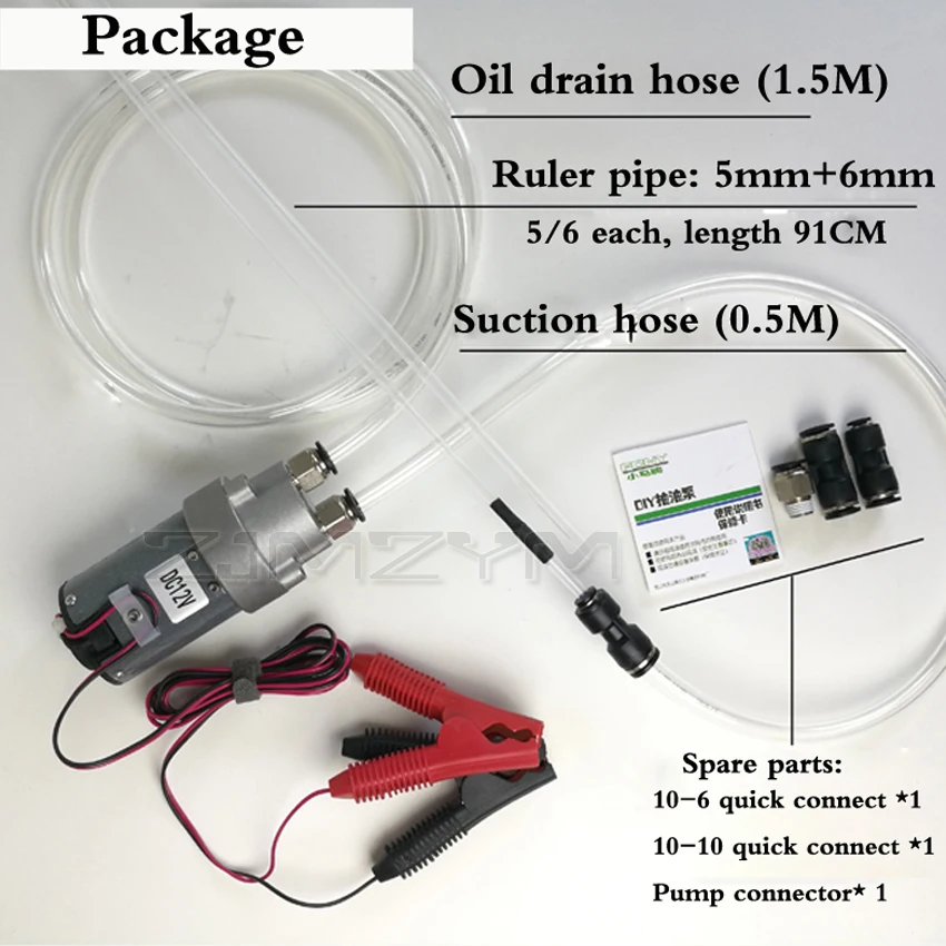 Imagem -03 - Bomba de Óleo para Transferência de Óleo Mini Bomba Automóvel Que Muda de Óleo Conjunto Completo com l por Minuto 12v 24v