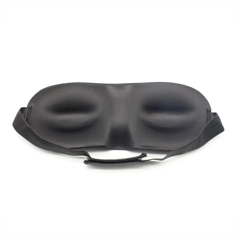 1pc 3D gąbka Eyeshade maska do spania + worek do przechowywania Blindfolds tarcza gogle do spania powolne powracanie do kształtu zatyczki do uszu do