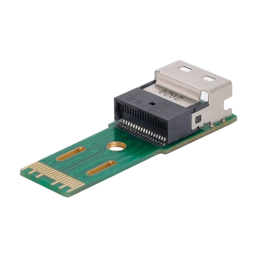 

Cablecc PCI-E Slimline SAS 4,0 SFF-8654 4i 38pin to SFF-8654 38pin, переходник-удлинитель «штырь-гнездо», измерительные инструменты