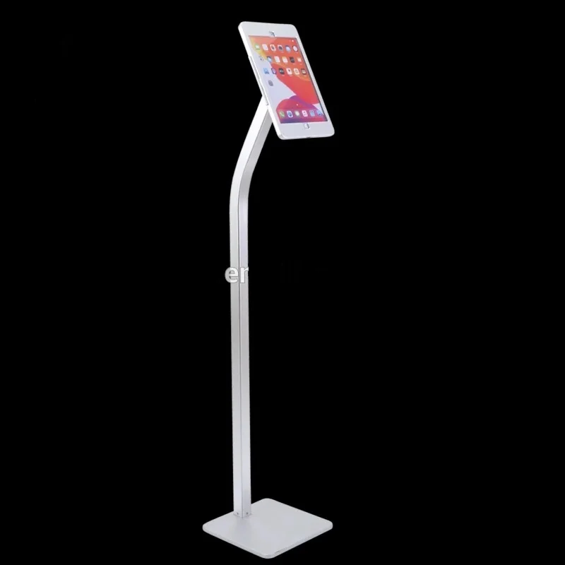 

security for 10.2" 10.5" ipad display free floor standing holder with keylocks tablet safetly and open-display in shop