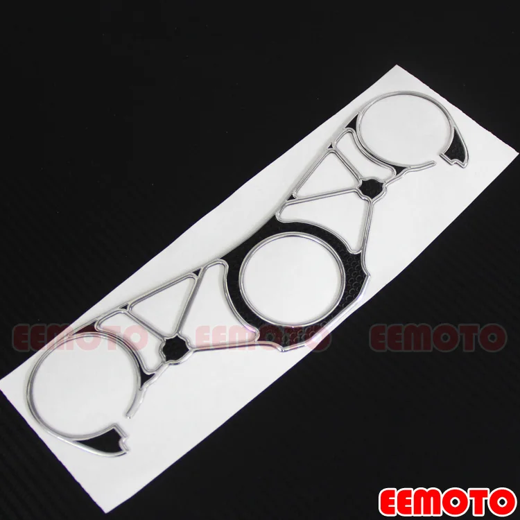 Motorcycle Motorbike Pad Triple Tree Top Clamp Upper Front End Decals Stickers For YZF1000 YZF R1 YZF-R1 2009 2010 2011