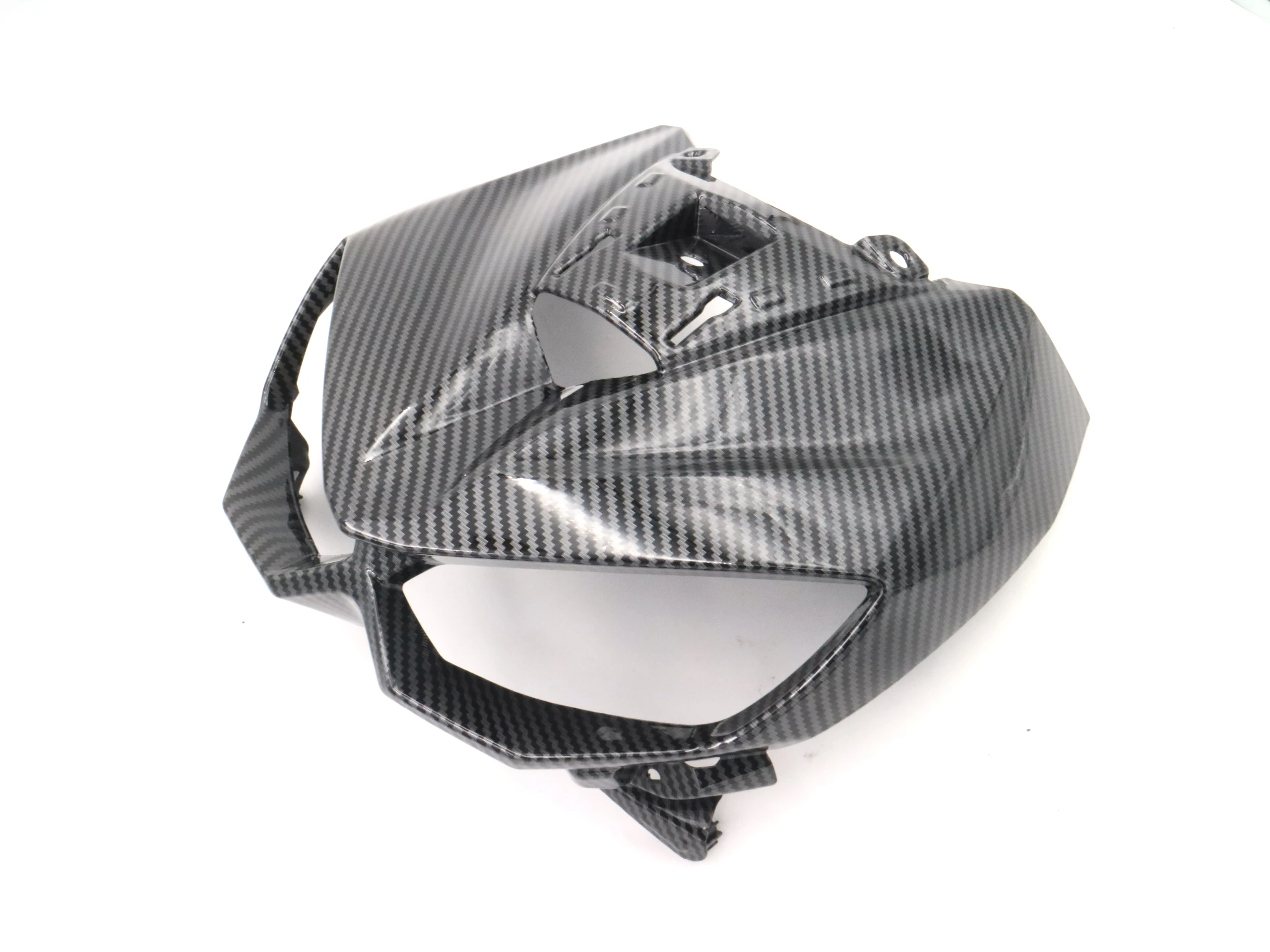 Carbon Fiber Color Front Nose Headlight Housing Fairing HightLight Pattern For KAWASAKI Z1000 2014 - 2019