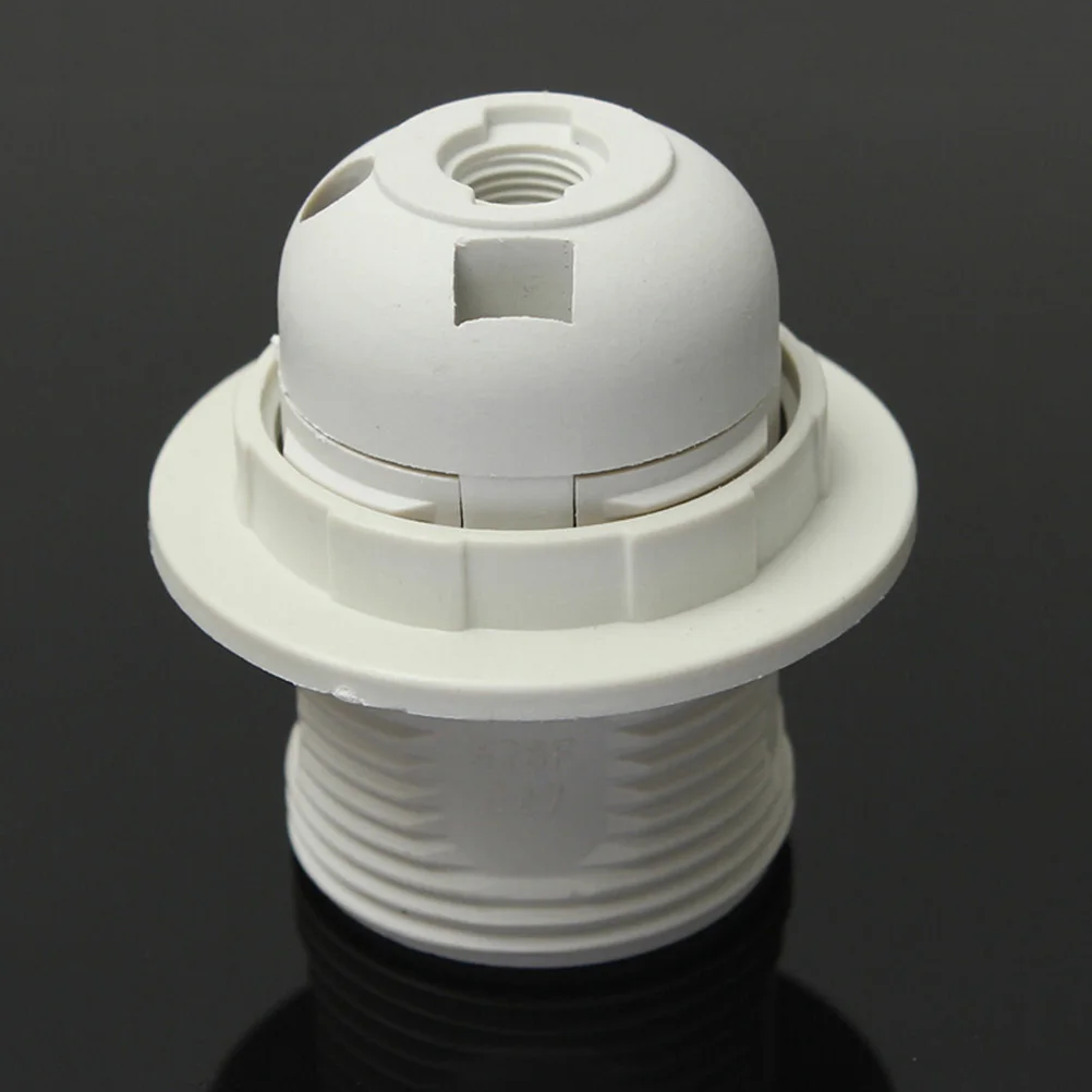 1PC  ES E27 M10 Light Bulb Lamp Holder Lampshade Collar Lighting Pendant Socket Screw 2 Colors