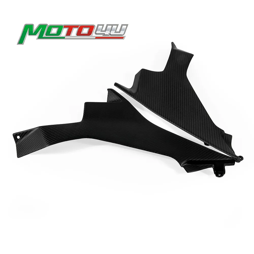 100% Carbon Fiber Seat Side Fairing Cowl Panel Cover Gloss For KAWASAKI Ninja400 Ninja 400 EX400 2018