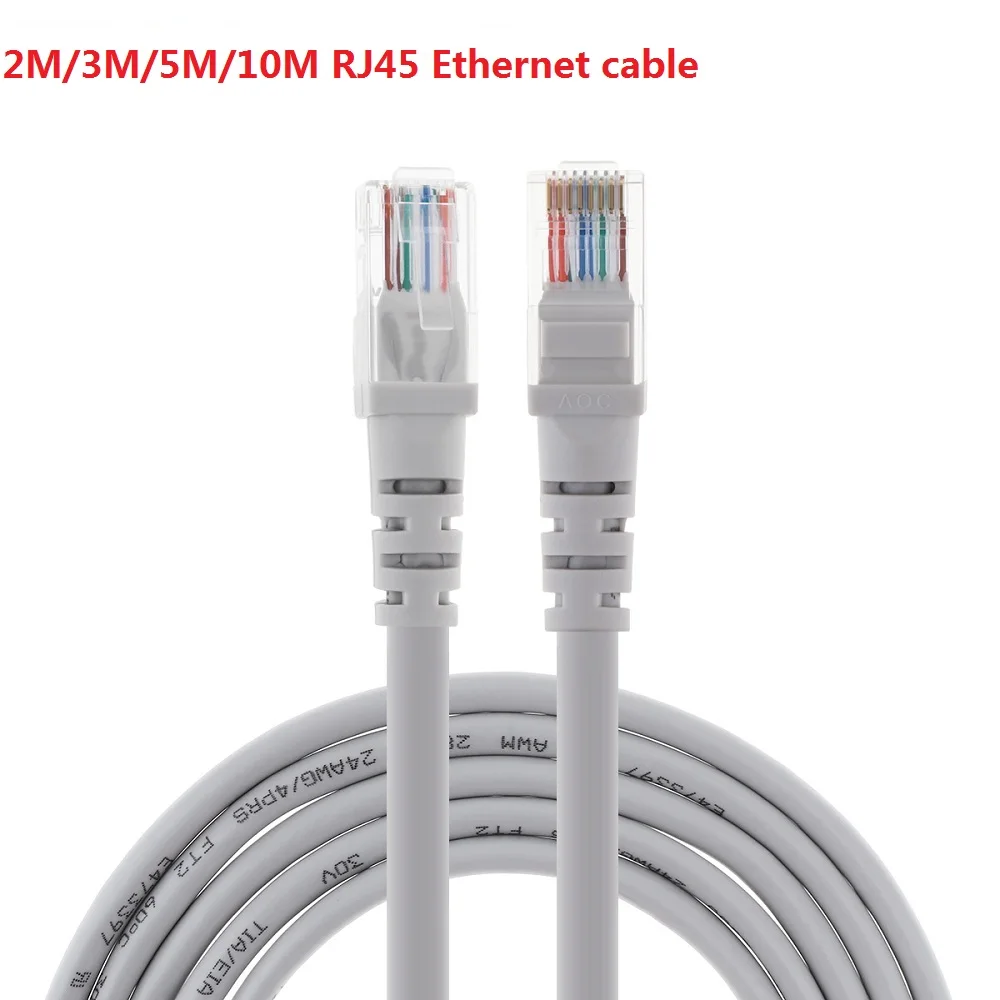 DiGiYes 5 м 6.4Ft CAT6 Чистый медный кабель Ethernet высокое Скорость 8P8C тёмные очки в круглой проволочной RJ45 сетевой кабель для компьютера маршрутизато...