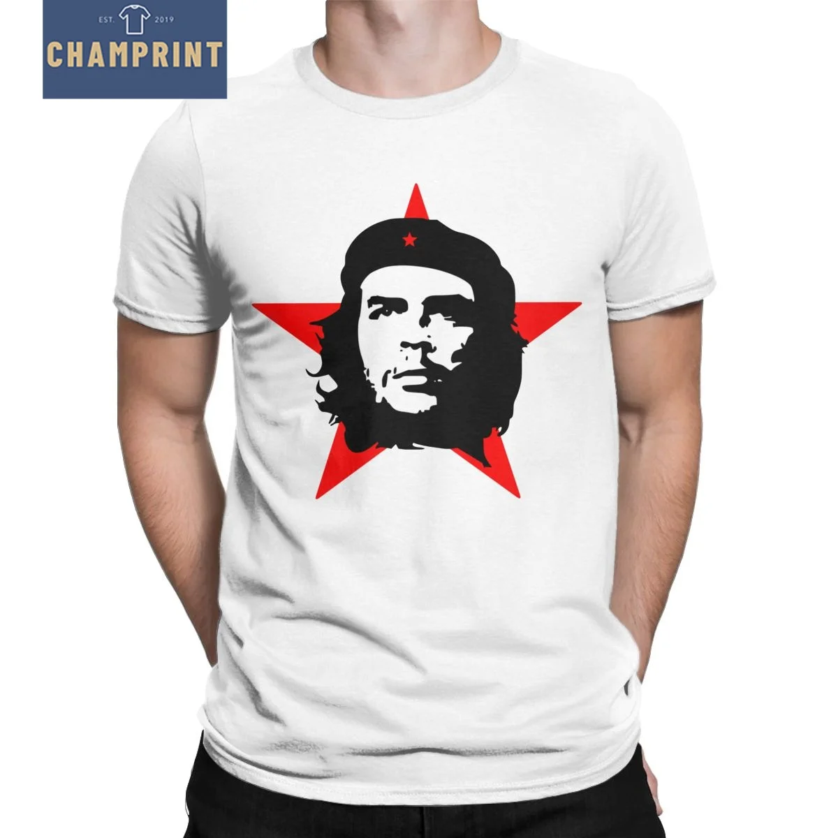 Che Guevara Guerrilla Men T Shirt Funny Tee Shirt Short Sleeve Crewneck T-Shirt Cotton 4XL 5XL 6XL Tops