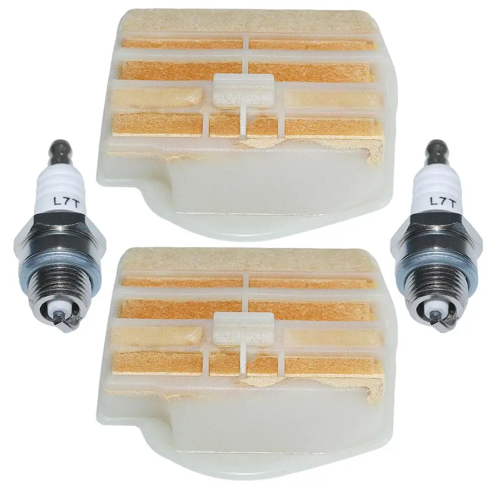 Air Filter Spark Plug Kit For Husqvarna 445 445E 450 450E Jonsered 2250 2245 Chainsaw Spare Tool Part 544080802 бензопила