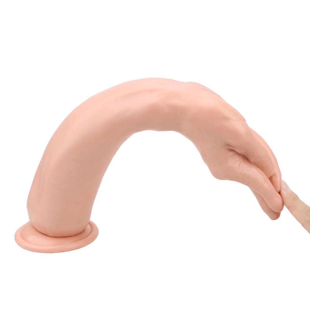 37cm Artificial Hands Butt Plug Anal Toys For Women Vaginal Dilator Men Anus Expander Big Dildos Female Masturbator Sex Products