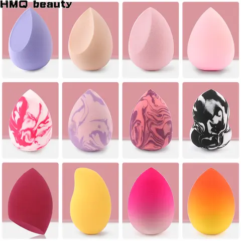 Makeup Blender Cosmetic Puff Makeup Sponges Cushion Foundation Powder Sponge Beauty Tool for Women Girls Make Up Accessories