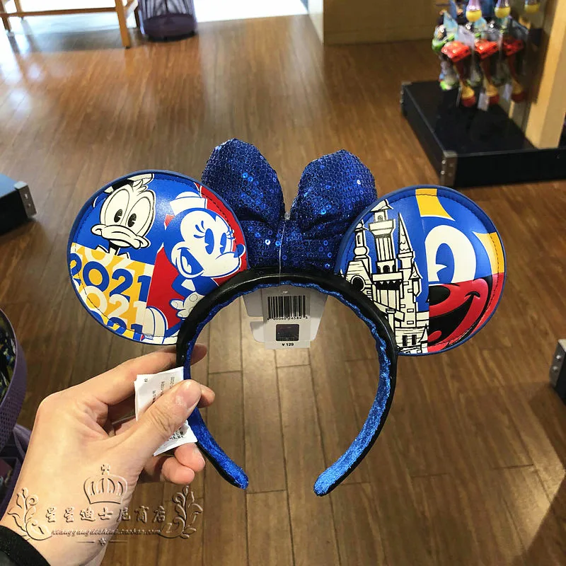 

2021 Disney Parks new Donald Duck Mickey Mouse Ears Headband Hat Headband