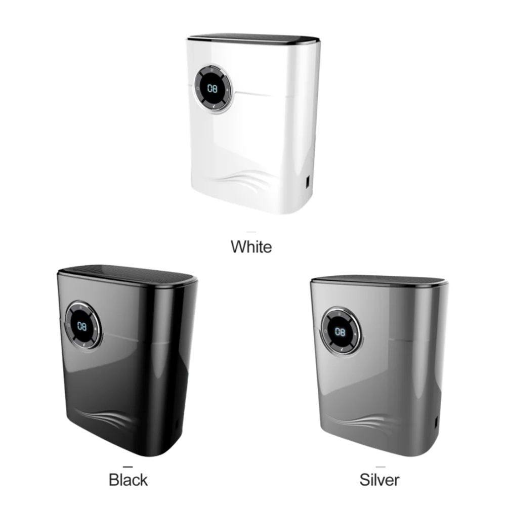 Máquina de deshumidificación para el hogar, secador de humedad higroscópico de anión, con temporizador inteligente de 1,2 L