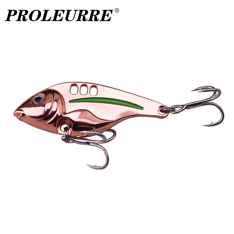 

1Pcs Metal VIB Spoon Fishing Lures 10g 15g 20g 3D Eyes Pencil Balancer Jig Wobblers Hard Bait With Treble Hook Fishing Tackle