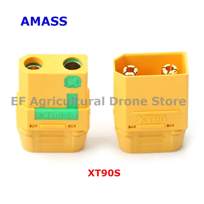 Original Amass XT90S XT90-S plug connector,battery charger male and female connector For RC Lipo Battery