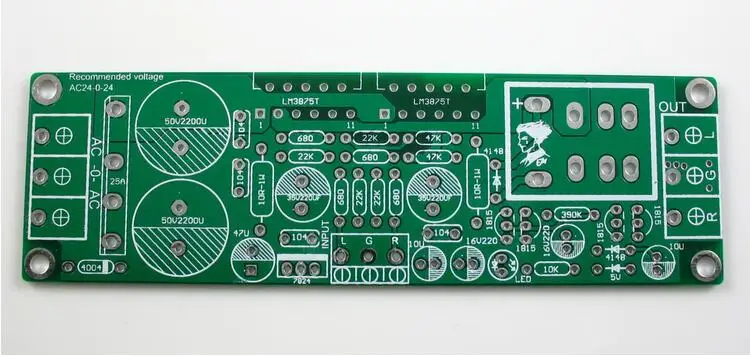 Radio HIFI LM3875TF wzmacniacz mocy zestaw DIY podstawa na obwodzie GAINCLONE 50W + 50W 8 ohm