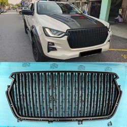 ABS Car Racing Grills For Isuzu Dmax D-max 2020 2021 2022 Front Grilles Bumpers Mask Mesh Cover Accessories Exterior Parts