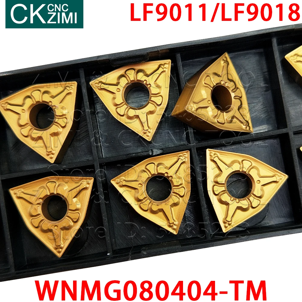 WNMG080404-TM LF9018 WNMG080404-TM LF9011 كربيد تحول إدراج الخشب تحول أدوات CNC المعادن مخرطة أدوات WNMG 080404 للصلب