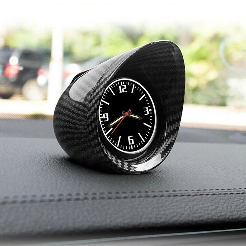 Universal Car Interior Dashboard Ornament Clock SUV Car Console Luminous High-Precision Electronic Watch Decor Backlight