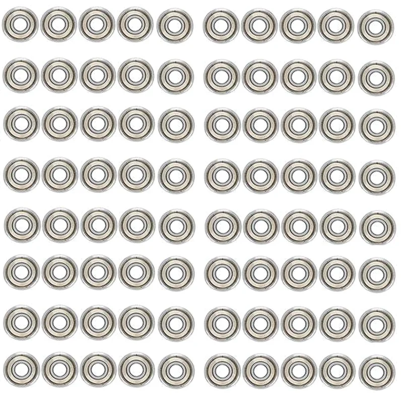 80Pcs 608ZZ Bearing 8X22X7 Mm ABEC-5 Skate Stroller Miniature 608 ZZ Ball Bearings 608Z 608 2Z Bearing CNIM Hot