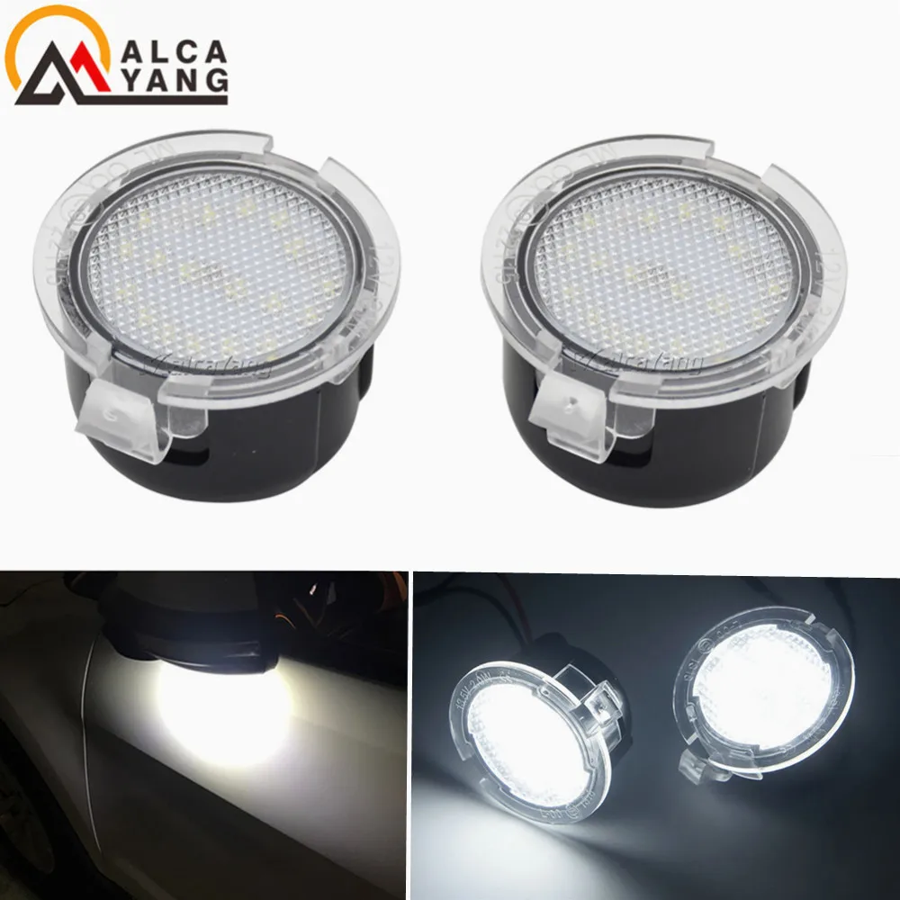 Car Door Welcome Light LED Under Side Mirror Puddle Light for Toyota Tundra XK50 2007-2021 Sequoia 2008-2021 Car Accessories