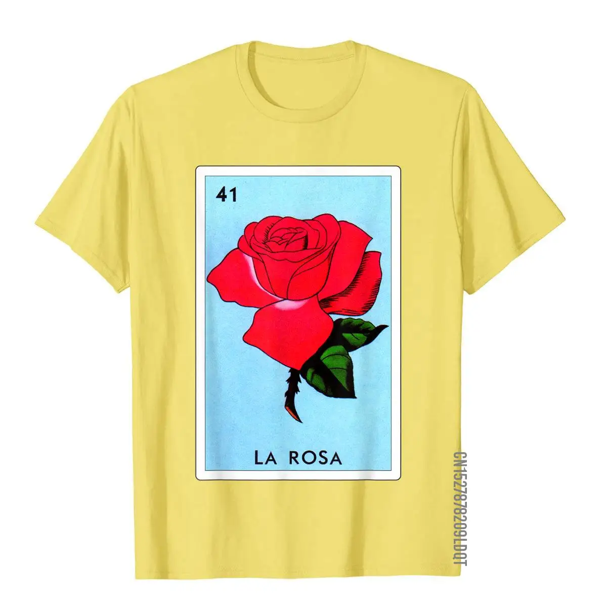 La Rosa Mexican Lottery Gift - Classic Version La Rosa T-Shirt Gift Cotton Young Tops T Shirt Preppy Style Coupons T Shirt