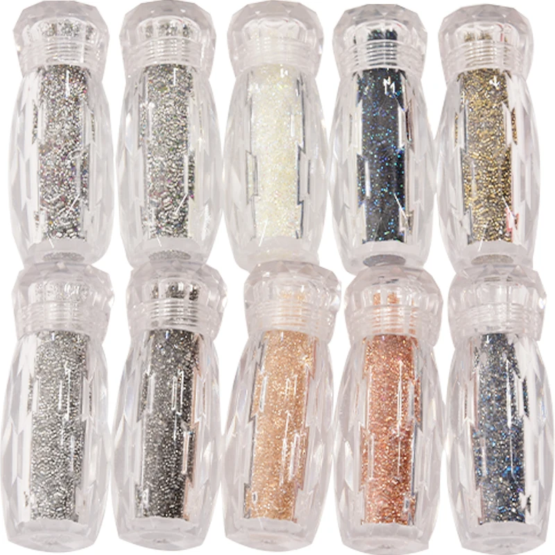 5g/bottle Rhinestones Crystal Caviar Bead Nail Rhinestones Mini Caviar Nail  Fine Beads DIY Crystal Beads Nails Art Decoration