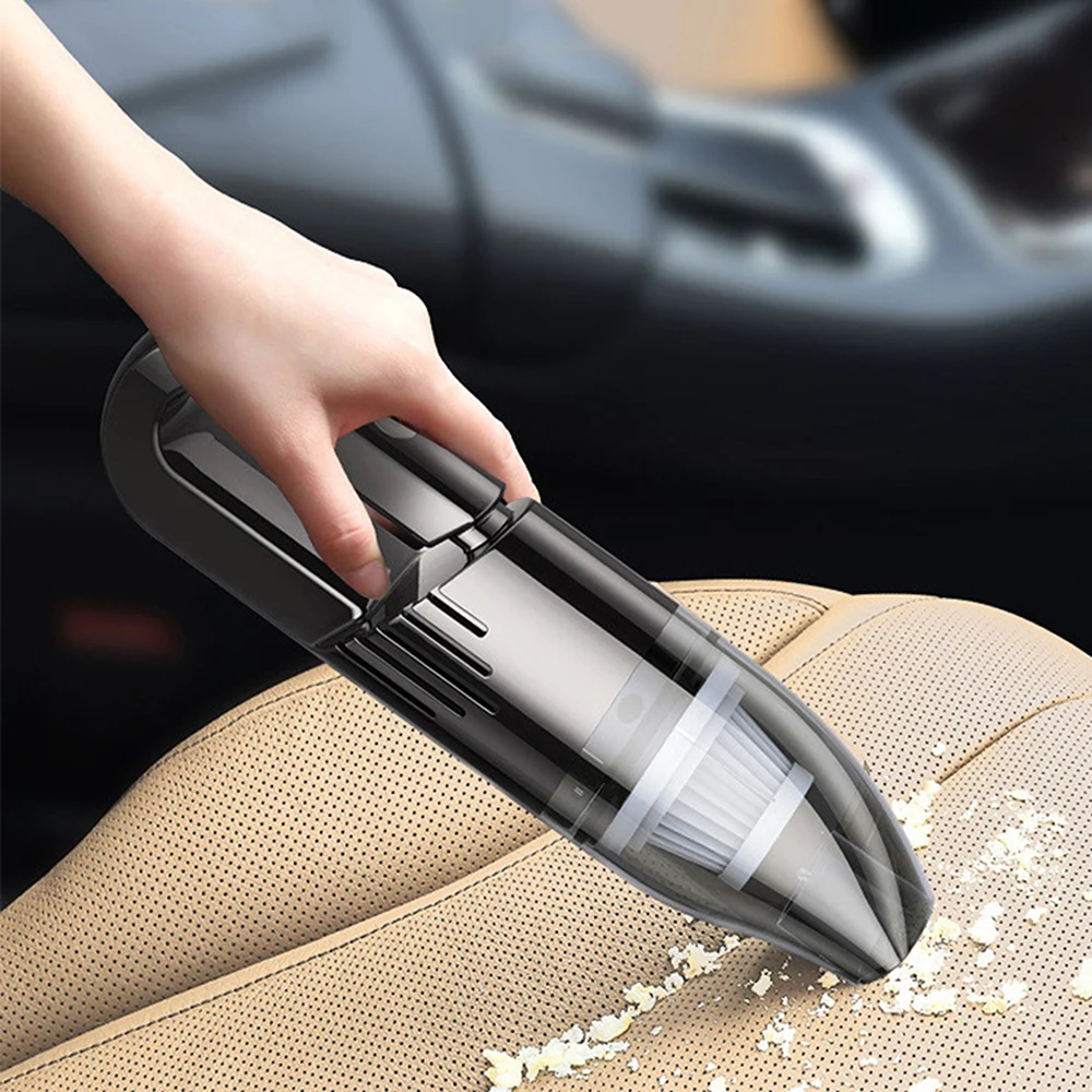 6KPa Handheld Car Vacuum Cleaner Cordless Handheld Mini Vacuum Cleaner Work with Car or Home Cleaning Wireless Auto Vacuum