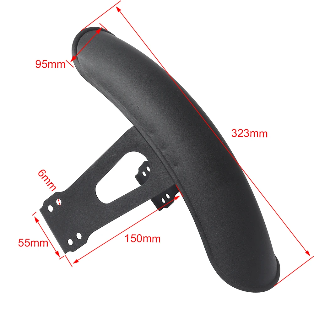 Motorcycle Front Fender For Honda CG125 Retro Black/ Chrome Retrofit Mudguard Mud Flaps Splash Guard Motorbike Accessories
