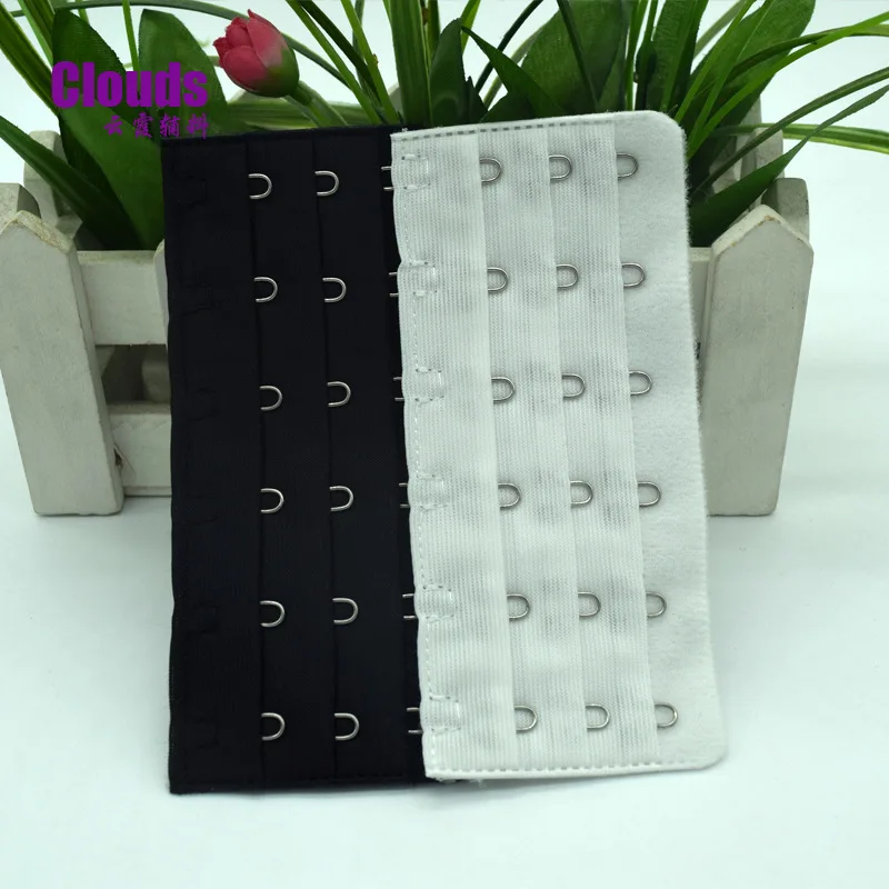 50 Pcs/lot  3x6 11.4cm  Bra Extender Hook and Eye Underwear Back Buckle  Shapewear Fitness Women Clothing Accessories