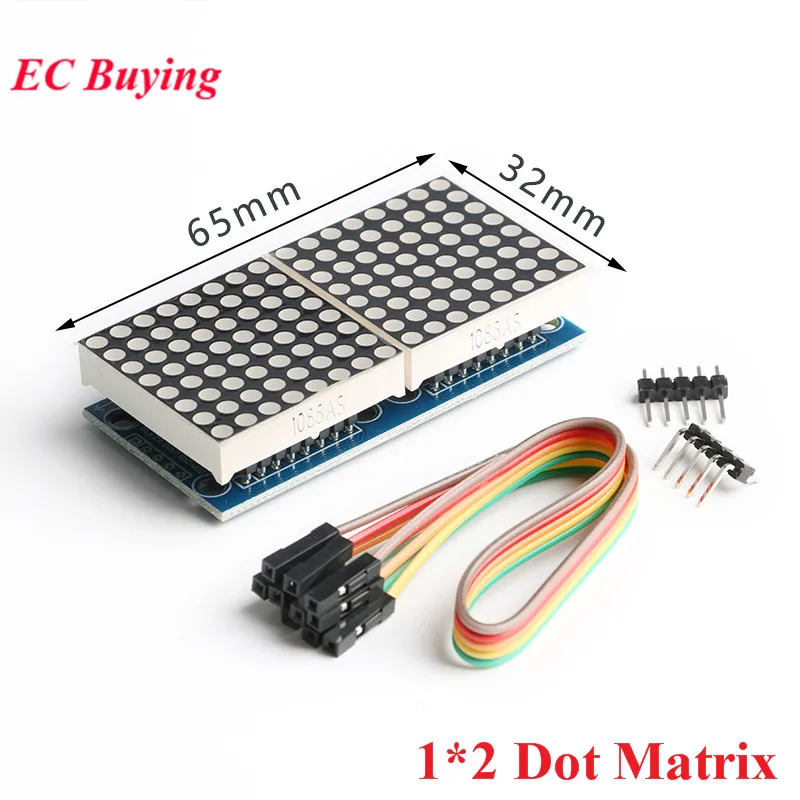 MAX7219 8*8 Dot Matrix LED Display Module 8/4/2 in one Digital Tube Microcontroller Control Board 1x2 2x4 For Arduino DIY KIT