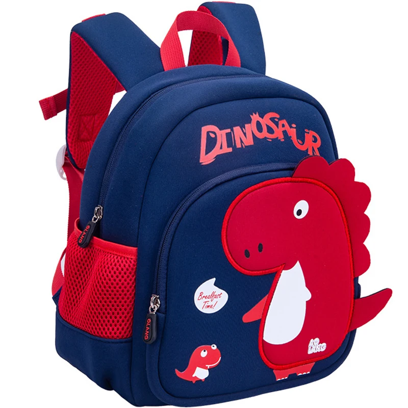 Crianças saco bonito dos desenhos animados dinossauro crianças sacos jardim de infância pré-escolar mochila para meninos meninas do bebê sacos de escola 3-4-6 anos de idade do miúdo