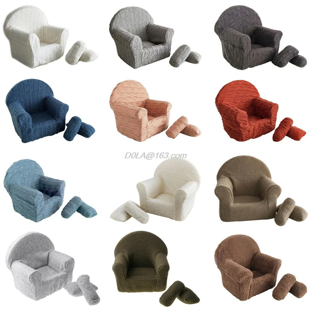 3 Cái/bộ Bé Sơ Sinh Tạo Dáng Ghế Sofa Mini Tay Ghế Gối Trẻ Sơ Sinh Đạo Cụ Chụp Ảnh Poser Phụ Kiện Chụp Ảnh