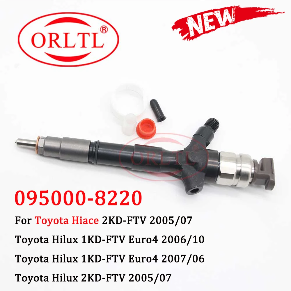 

095000-8223 Diesel Engine Fuel Nozzle 095000-8220 095000-8222 Common Rail Fuel Injector 9709500-822 for TOYOTA 1KD 2KD