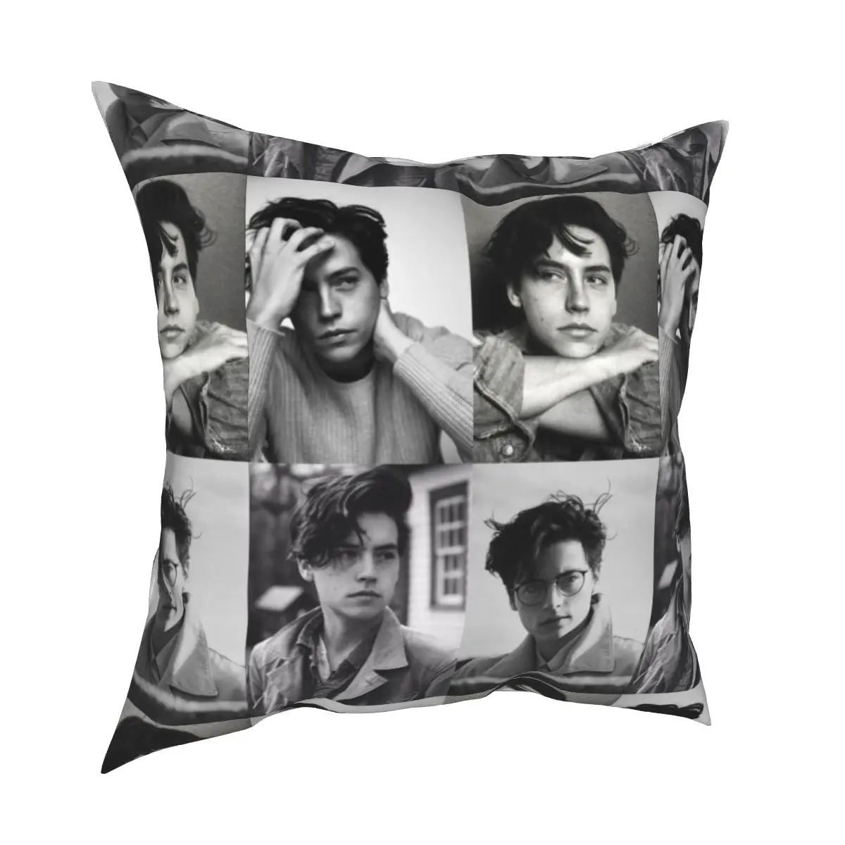 Cole Sprouse Collage Riverdale Archie Comics Jughead Jones Pillow Cases Cushion Covers Decor Pillowcase for Sofa 45*45cm