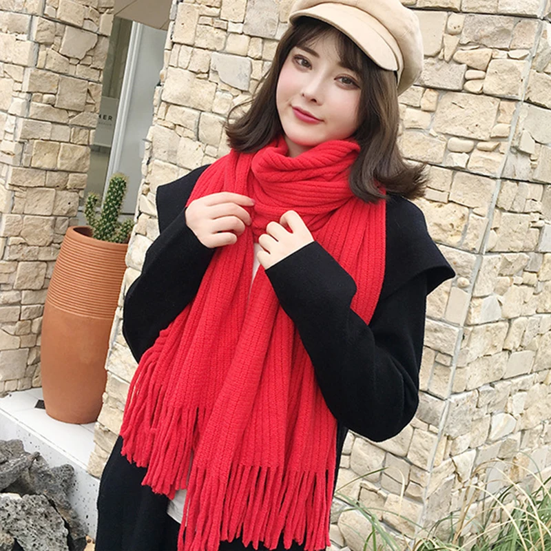 Autumn and winter solid comfortable fashion new arrival temperamental high quality vintage elegant couple cute long scarf