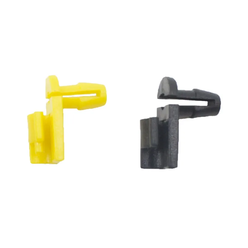 Plastic Clips Fasteners Car Vehicle Door Lock Rod Retainer Moulding Clip Black Yellow White Snaps Buckle