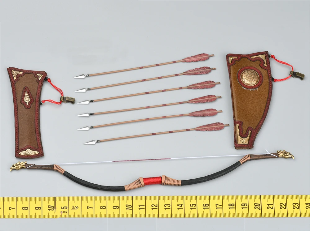 

1/6th POPTOYS ALS008 Old Vintage Orient Asia Light Ride Horse Warrior Battle Toys Model Weapon Bow and Arrow Bag Scene Component