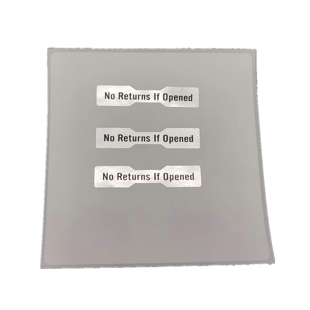 200pcs Warranty Void Tamper Proof Evident Sticker No Returns If Opened 50mm X 10mm