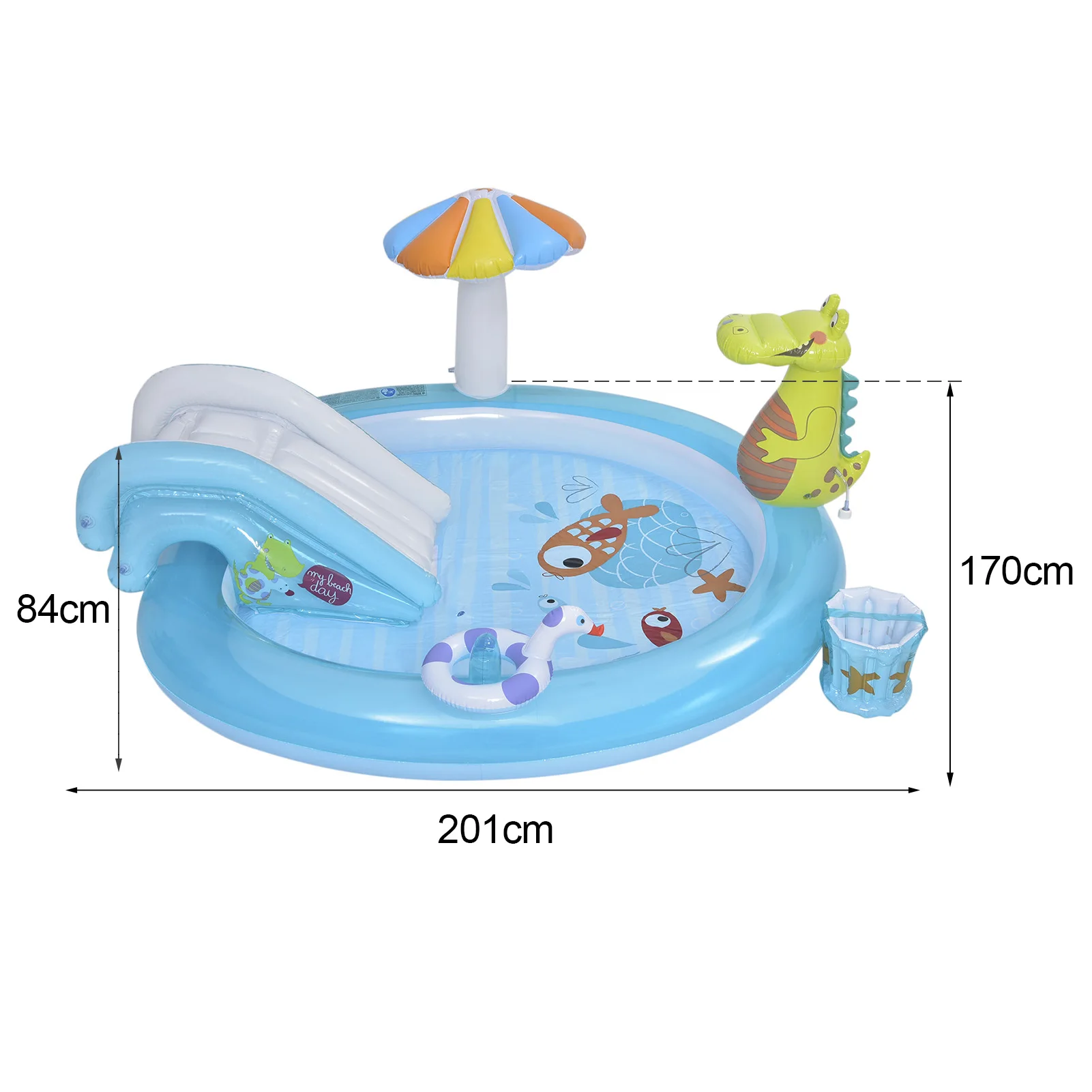 Iatable Swimming Pool Children\'s Blow Up Swimming Pool Iatable PVC Ocean Ball Pool Courtyard Center Paddling Pool