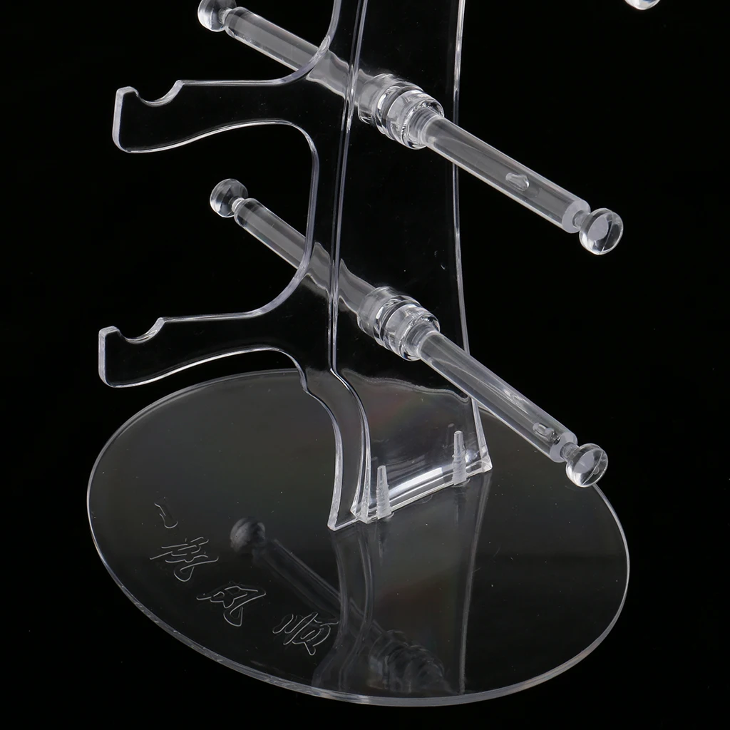 5 Pair Sunglasses Eyeglasses Glasses Acrylic Frame Display Stand Organizer Rack Shelf Show Rack Counter Holder Transparent Holde