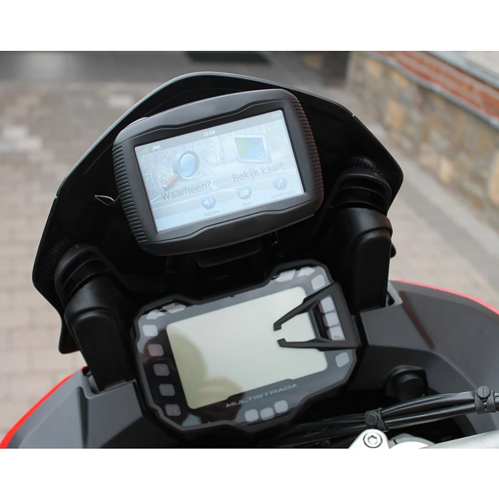 Nova motocicleta para ducati multistrada 950 s de 2017 1260 de 2018 enduro de 2016 suporte do telefone móvel suporte da placa gps