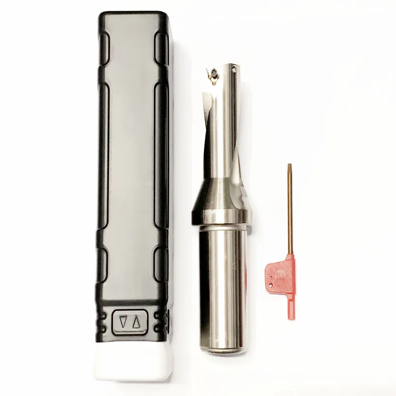 Broca rápida en U para maquinaria serie WC 4D, profundidad 40,5mm- 50mm, herramienta de perforación Indexable de torno CNC, para inserción de carburo WCMT080412