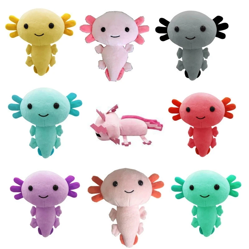 

Новинка 30 см Kawaii Axolotl плюшевая игрушка мультфильм милые животные мягкие плюшевые куклы для детей на день рождения