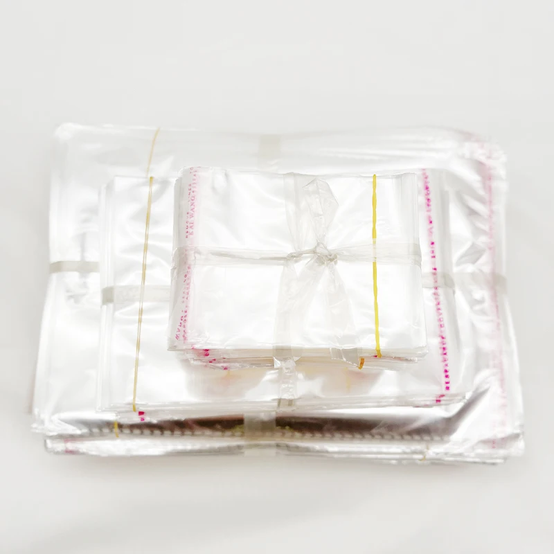 2000pcs OPP Self Adhesive Bag Transparent Plastic Bags Clear OPP Bags Cellophane Self Sealing Packaging Bag for Wed Gift Pouch