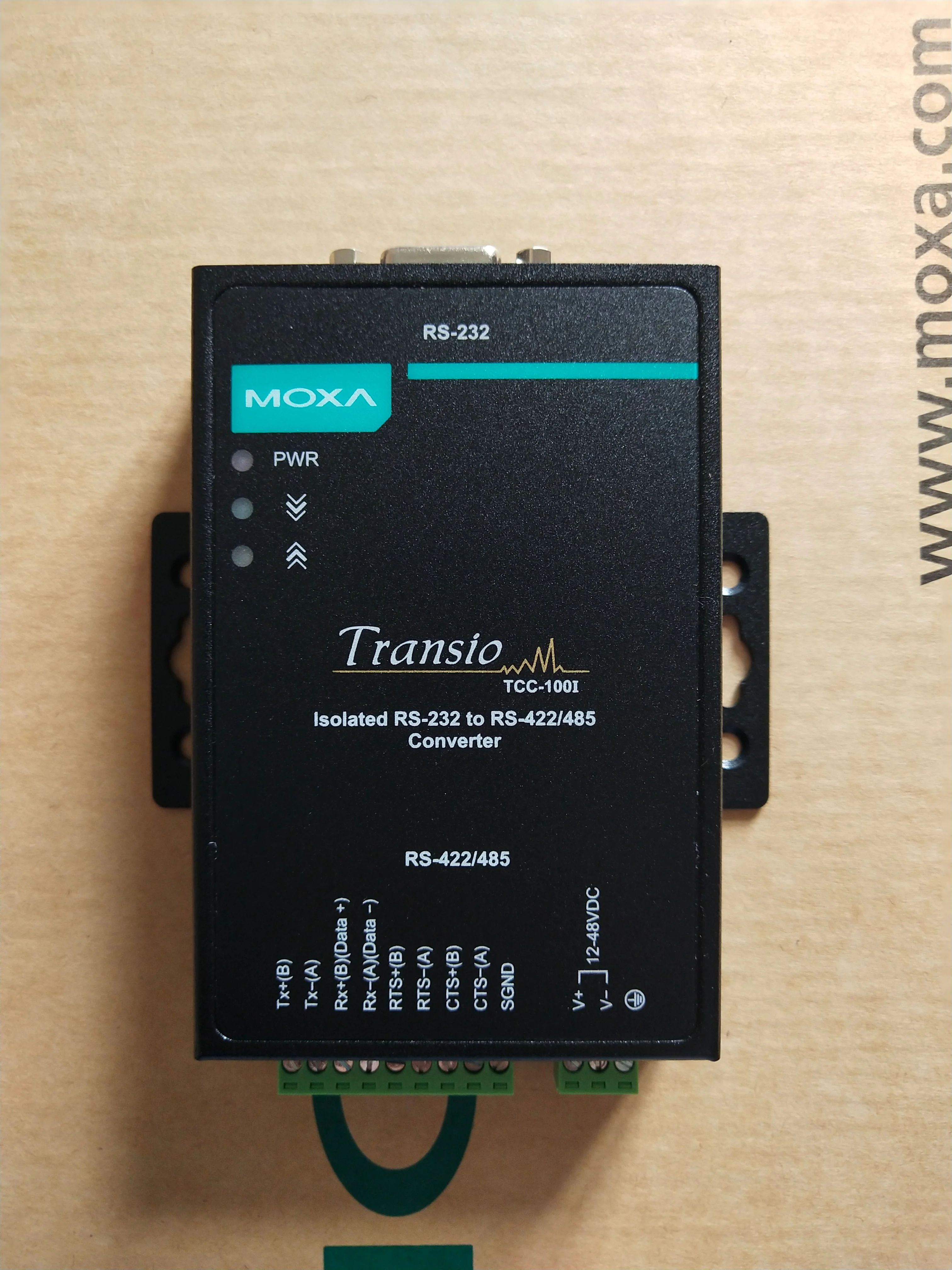 Moxa tcc-100i isolated 232 to 422 / 485 Mosha converter